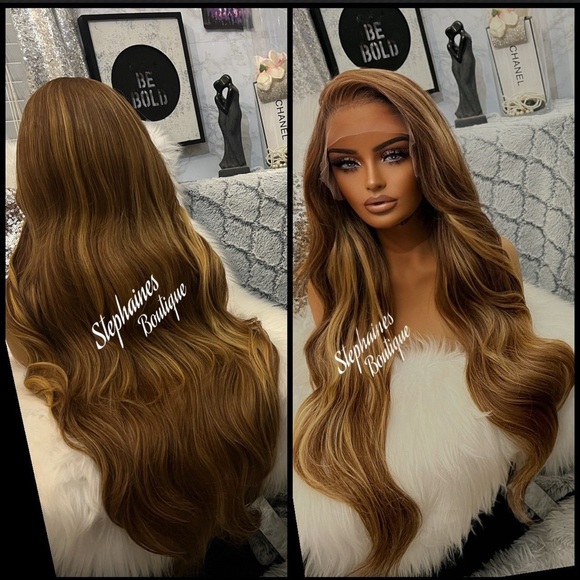 Human Hair Blended Lace Front Wig